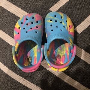 CROCS Kids' Vibrant Water Shoes - Blue, Pink, Yellow